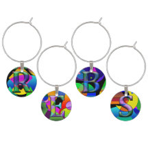  Set von vier Weinkellern