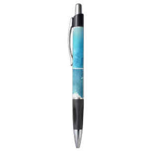 Set von Watercolor abstrakte handgemalte 2 Kugelschreiber