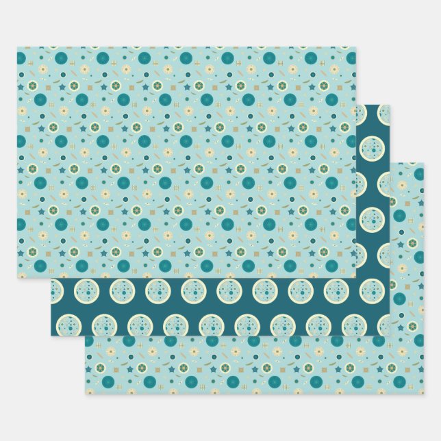 Set zum Abpacken von Diatomen Geschenkpapier Set (Set)