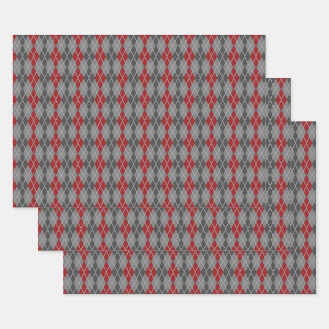 Set zum Umpacken von Raute für Asche und Ember Geschenkpapier Set (Set)