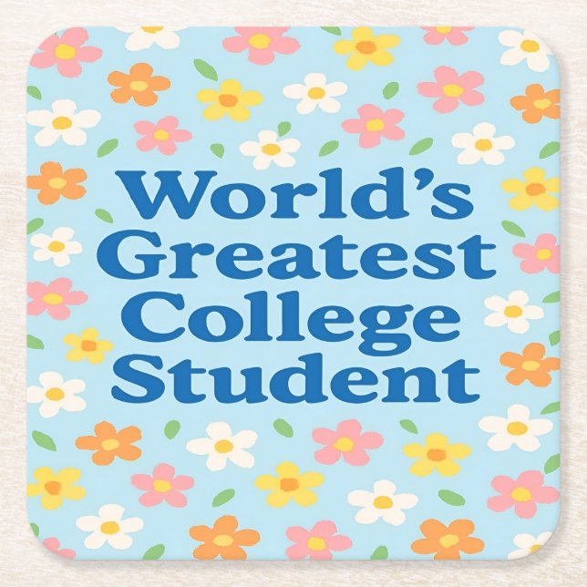 Set zum Untersetzer von Studierenden der größten U (Vorderseite)