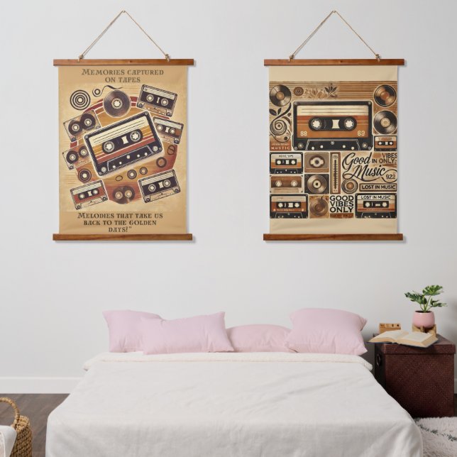 Set zweier Wandteppiche (Schlafzimmer)