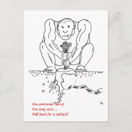 Setback Haiku Postkarte