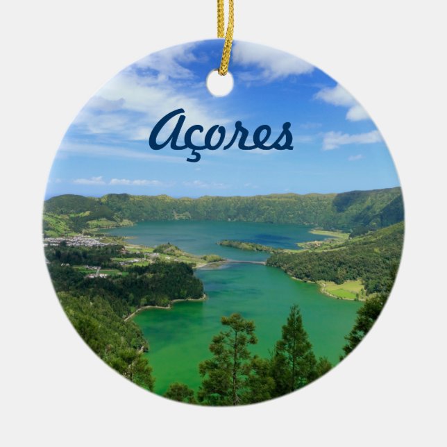 Sete Cidades - Azoren Keramikornament (Vorne)