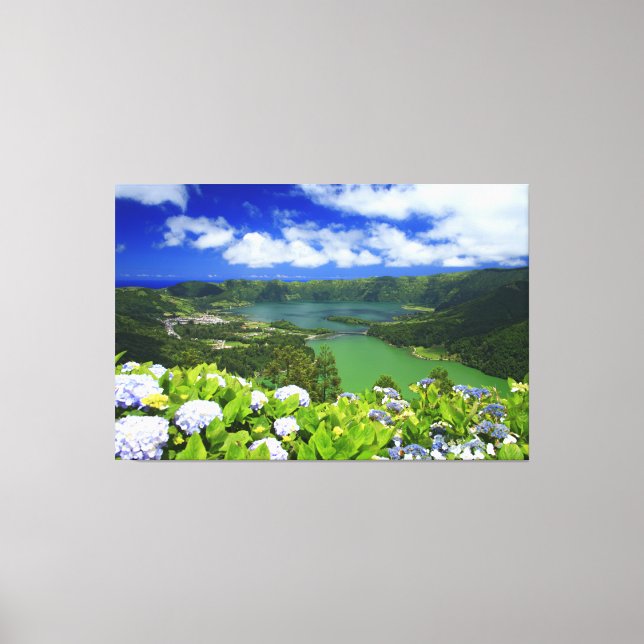Sete Cidades, Azoren Leinwanddruck (Vorderseite)