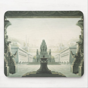 Setentwurf für letzte Szene 'des magischen Flute Mousepad