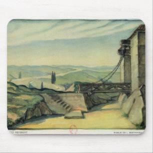 Setentwurf für Tat II der Oper 'Fidelio Mousepad