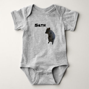 Seth Nom Avec Quokka Australien, Body Bébé