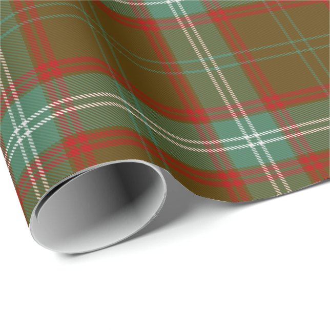 Seton Clan Hunting Tartan Geschenkpapier (Rolleneckpunkt)