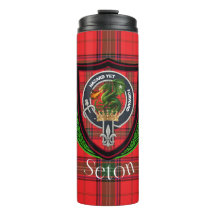 Seton Scottish Clan Tartan & Wappen