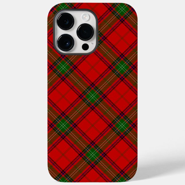 Seton tartan rot kariert Case-Mate iPhone 14 pro max hülle (Rückseite)