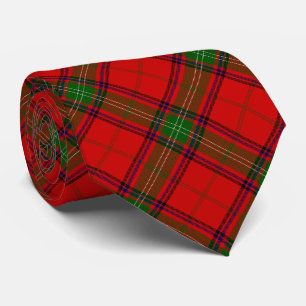 Seton tartan rot kariert krawatte