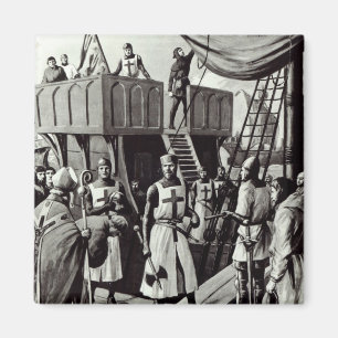 Sets Richard I segeln für das heilige Land, 1939 Magnet