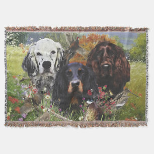 Setter-Familie Decke
