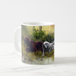 Setter-Familie Kaffeetasse