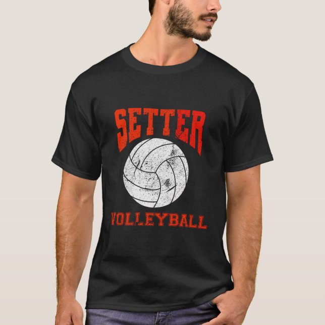 Setter Volleyball T-Shirt (Vorderseite)