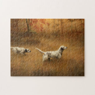 Setters in einem Feld des Percival Leonard Rosseau