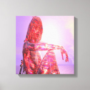 Setting Sun Leinwanddruck