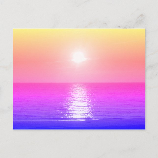 Setting Sun Postkarte (Vorderseite)