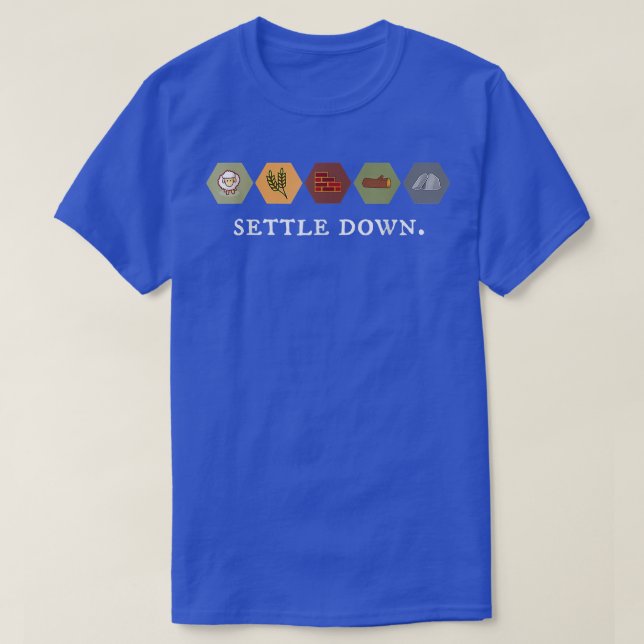 Settle Down Board Game Night  T-Shirt (Design vorne)
