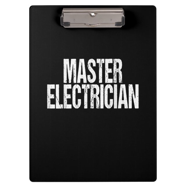 Setup-Team für Master-Elektrogeräte Klemmbrett (Vorderseite)