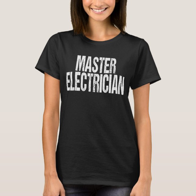 Setup-Team für Master-Elektrogeräte T-Shirt (Vorderseite)