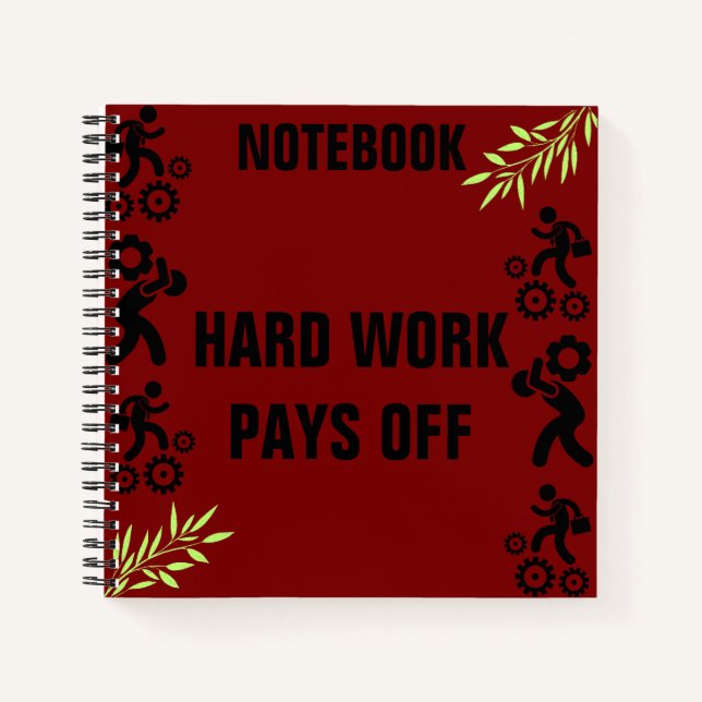 Setze dich, denn sonst wird niemand es tun notizbuch (Vorderseite)