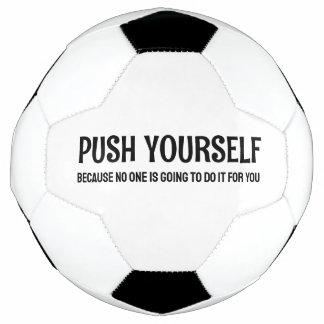 Setze dich selbst durch - Motivierend Zitate im Fi Fußball