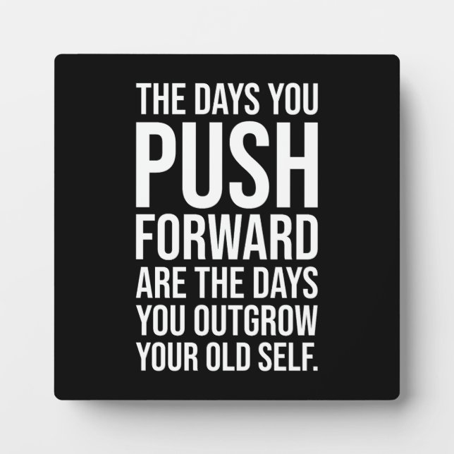 Setze dich selbst, Gym, Hustle, Erfolg Motivierend Fotoplatte (Vorderseite)