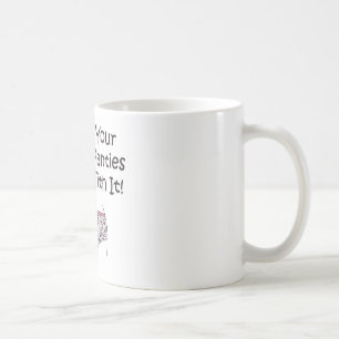 Setzen Sie an Ihren großen Mädchen-Schlüpfer un Kaffeetasse
