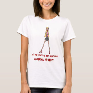 setzen Sie an Ihren großen Mädchenschlüpfer T-Shirt