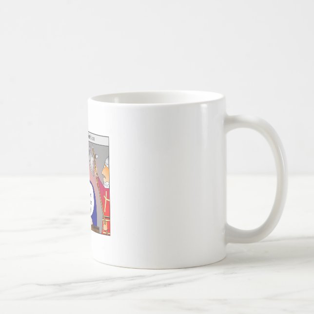 Setzen Sie den König Cartoon Mug ab Kaffeetasse (Rechts)