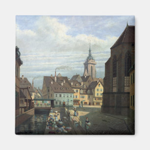Setzen Sie DES Dominicains, Colmar, 1876 Magnet