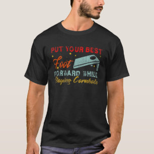 Setzen Sie Ihren besten Fuß nach vorne, während Si T-Shirt