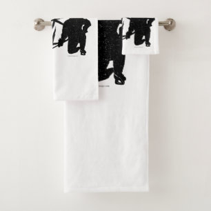 Setzen Sie Ihren Willen (Hockey) Badhandtuch Set