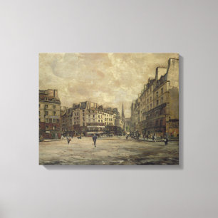 Setzen Sie Maubert, Paris, 1888 Leinwanddruck