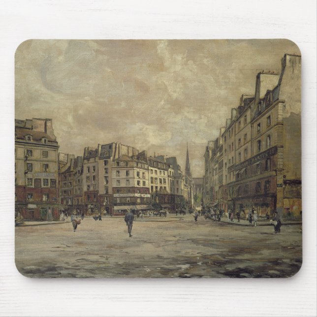 Setzen Sie Maubert, Paris, 1888 Mousepad (Vorne)
