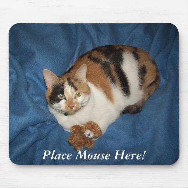 Setzen Sie Maus hier! Mousepad (Vorne)
