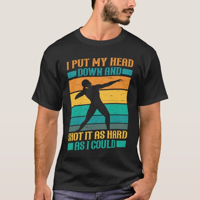 Setzen Sie meinen Kopf nach unten und schießen Sie T-Shirt (Vorderseite)