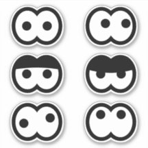 Setzen Sie mit diesen Aufklebern Eyeballs auf Ihre