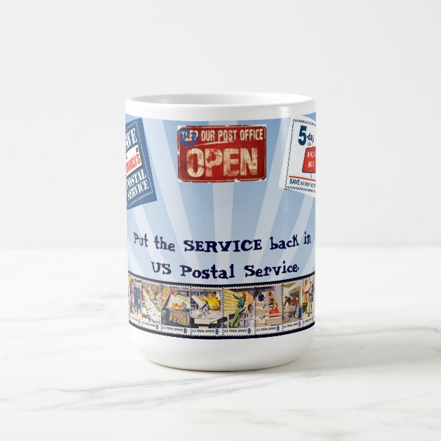Setzen Sie Service zurück in USPS ein Kaffeetasse (Mittel)