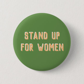 Setzen Sie sich für das Button der Frauen ein