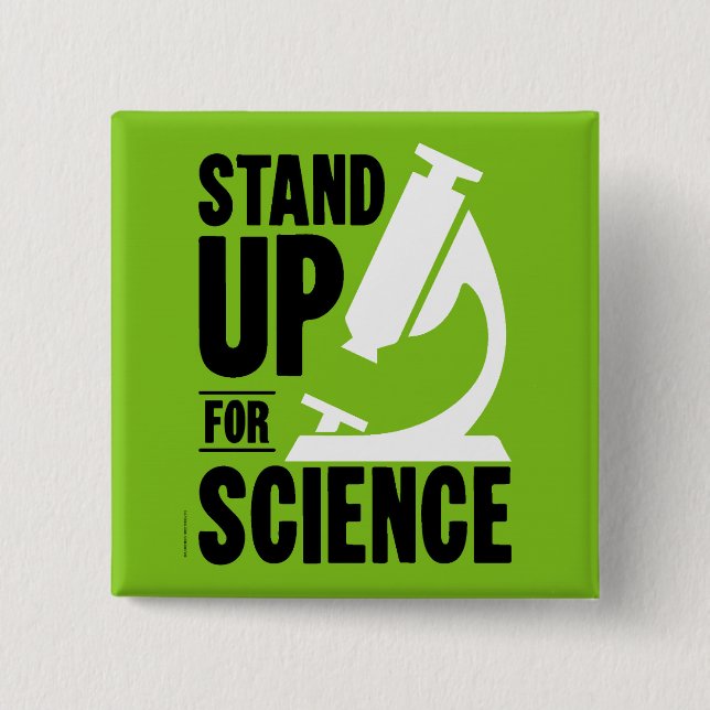 Setzen Sie sich für das Wissenschaftsmikroskop ein Button (Vorderseite)