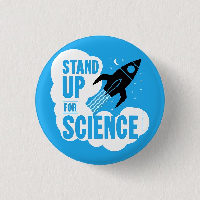 Setzen Sie sich für die "Science Rocket" Button (Vorderseite)