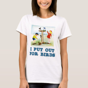 Setzen Sie sich heraus für Vögel (Kinder) T-Shirt