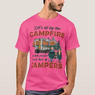 Setzen wir uns am Lagerfeuer und beobachten wir, w T-Shirt