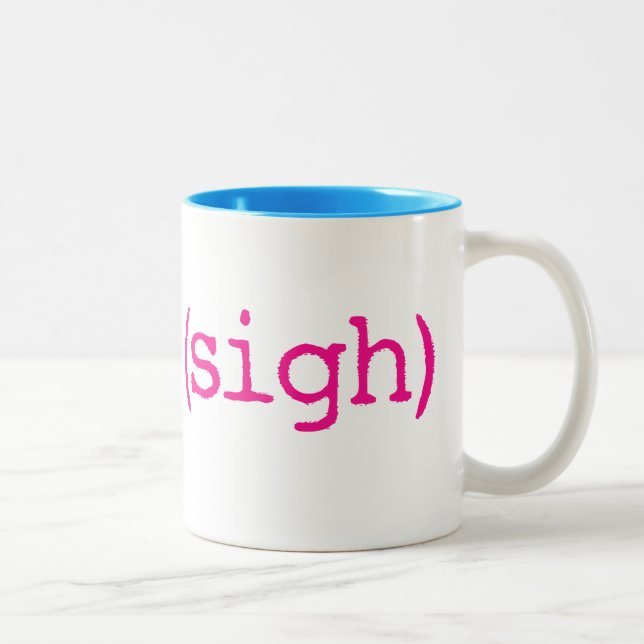 (Seufzer) Zweifarbige Tasse (Rechts)