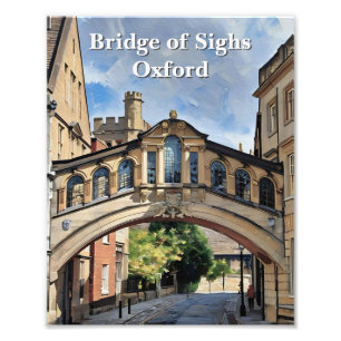 Seufzerbrücke in Oxford Akrylgemälde Fotodruck