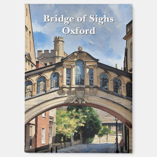 Seufzerbrücke in Oxford Akrylgemälde Magnet