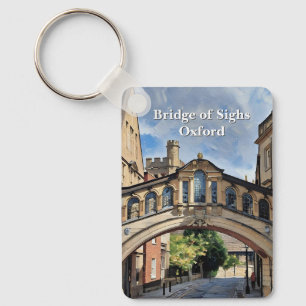 Seufzerbrücke in Oxford Akrylgemälde Schlüsselanhänger